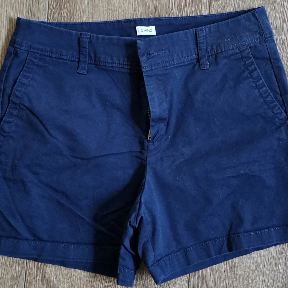 Liz Claiborne Navy Blue Women's Chino Shorts Size 4 Petite